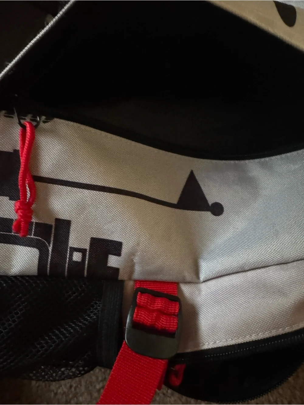 Super Mario Backpack with Red Accents